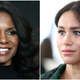 (l-r) Audra McDonald speaks during the the 2019 Winter Television Critics Association Press Tour on January 30, 2019 in Pasadena, California; Meghan, Duchess of Sussex attends a Commonwealth Day Youth Event at Canada House on March 10, 2019 in London, England.